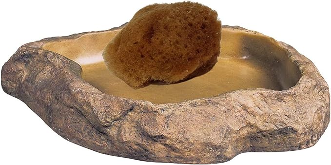 Needzo Hermit Crab Natural Sponge for Water Dish, Drinking and Tank Humidity, Size May Vary, Pack of 25
