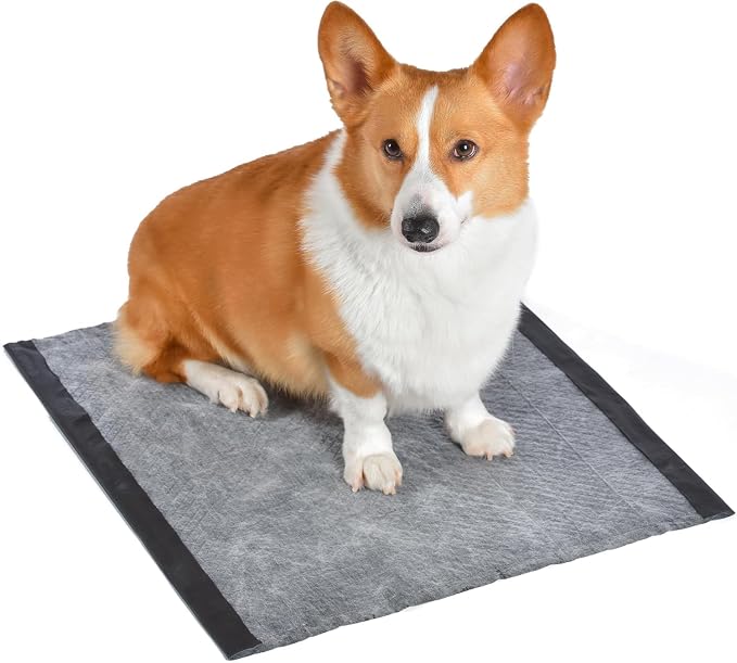 Glad for Pets Dual Action Freshness Activated Carbon Puppy Pads, Fragrance Release, Scented Odor Control, 6-Layer Leak-Proof, Pheromone Attractant, 23 x 23 Inch, 100 Count - 2 Pack