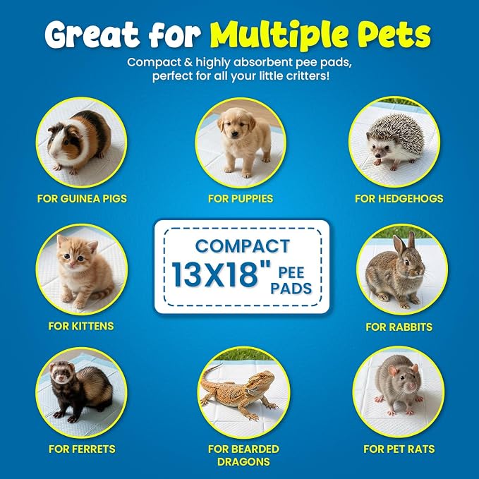 FPN Puppy Pads for Dogs 200 Count 13x18 Inch Heavy Duty Training Pads | 5 Layer Instant Absorbent Dog Pee Pads for Puppy Training, Pet Care & Indoor Potty Protection