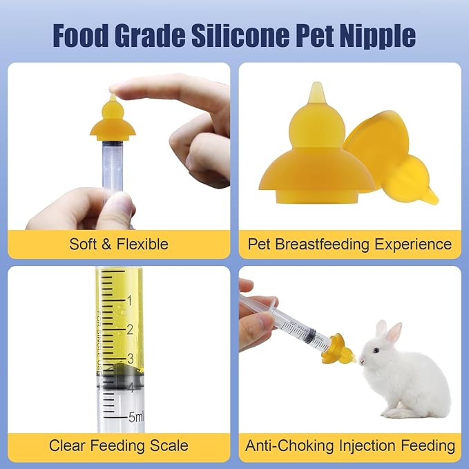 REDDOUDOU Puppy Kitten Whelping Kit, Whelping Kit with Feeding Nipple Bottle Stethoscope Scissors Cord Clamps Aspirator etc Full kit