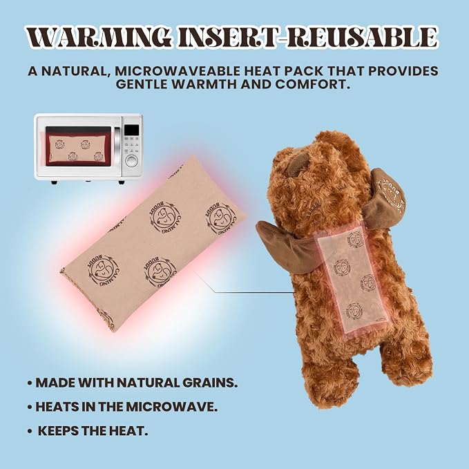 Little Buddy - Puppy Hearbeat Toy for Small Puppy, Anxiety Relief with Reusable Heat Pack and Lavender, Sleep Aid for Dogs, Plush Comfort Toy for Medium and Small breads