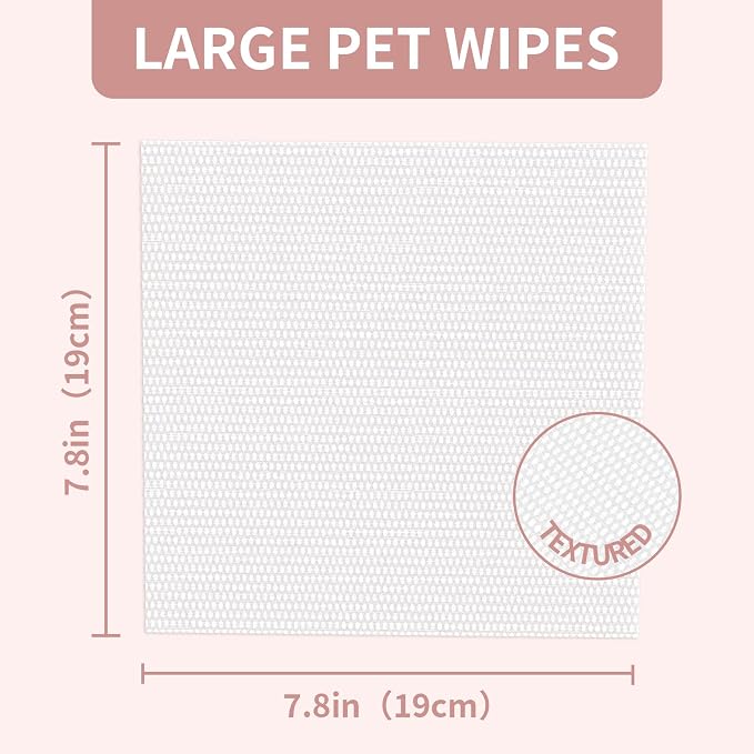 IMMHABI 400 Count Lick-Safe Dog Wipes, Coconut Plant-Based Hypoallergenic Dog Wipes for Paws, Butt, and Anal Gland Care, Cleansing & Deodorizing for Puppies