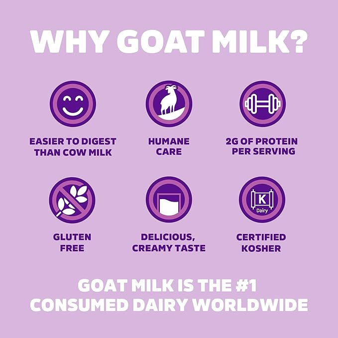 Meyenberg Evaporated Goat Milk, 12 fl oz, Certified Humane, Easy to Digest, Vitamin D, 12pk