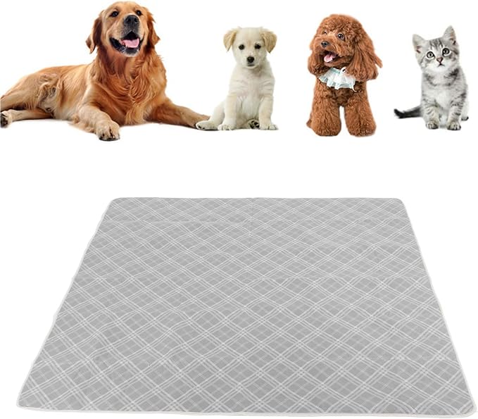 Dog Pee Pads, Washable Super Absorbent Quick Dry Puppy Pads, Leakproof Reusable Pet Pads for Dogs Cats Potty Training (XL)