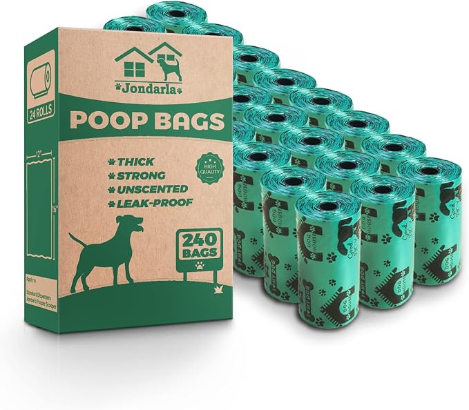 Portable and Compact Waste Bag Holder, Convenient One-Handed Pooper Scooper with 270 Bags