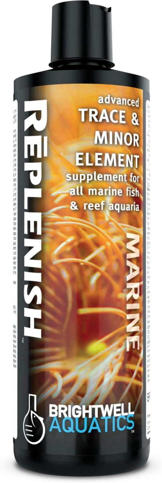 Brightwell Aquatics Replenish Trace Element Supplement for Reef Tanks, 250 ml