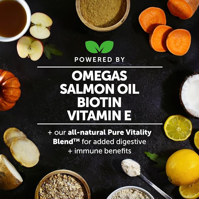 Omega 3 for Dogs Skin and Coat Supplement - Salmon Oil Fish Oil Chews for Itchy Skin Relief, Dry Skin, Shedding Control & Shiny Coat - Dog Vitamins with Biotin & Vitamin E (Salmon, 90 Ct)