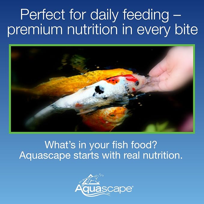 Aquascape Premium Staple Pond and Koi Fish Food, Mixed Pellet Size, 1.1 Pound (500 g), 81050