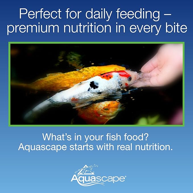 Aquascape Premium Staple Pond and Koi Fish Food, Mixed Pellet Size, 11-Pounds (5 Kg), 81053
