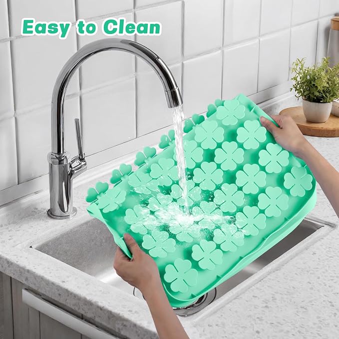 Dog Lick Mat, 23.6"x 15.7" Large Silicone Snuffle Mat with Suction Cups, Slow Feeder for Small Medium Large Dogs Slow Eating, Boredom Reducer (Green)