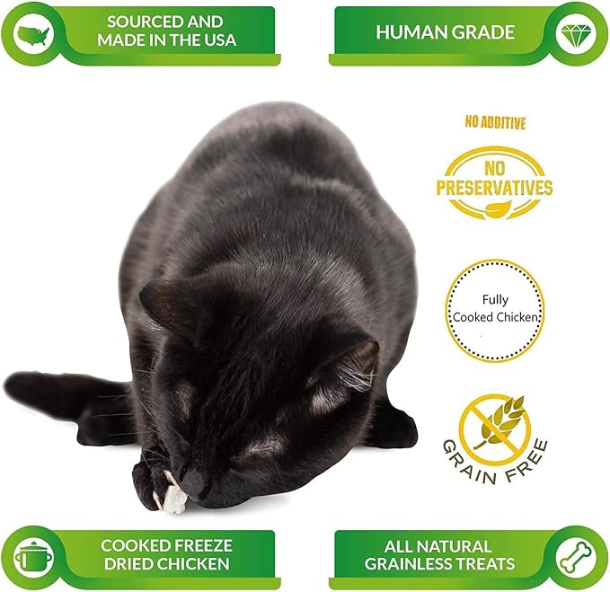 Life Essentials by Cat-Man-Doo | Chicken Littles - 2 Pack of 5oz Bags | Freeze Dried Chicken Cat & Dog Treats | Healthy, Single Ingredient, Training Treats, High Protein