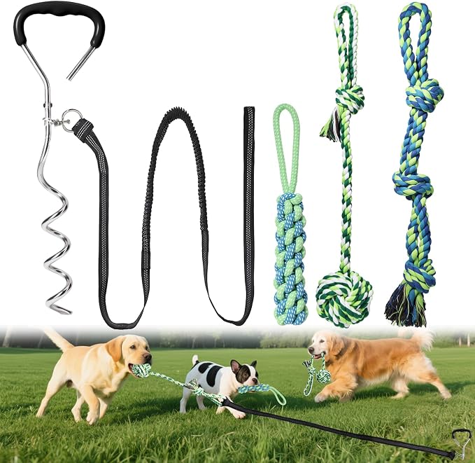 EIODEAR Bungee Tug of War Dog Toy
