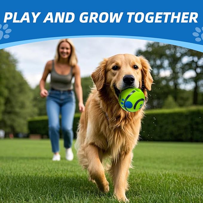 Dog Toys Ball, Interactive, XS, 2.75 in (7 cm) | Shaking with Gibbering Sound, For Training & Herding