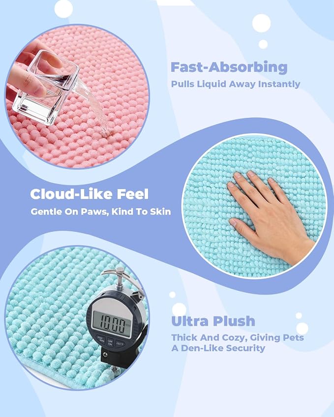 12PCS Guinea Pig Bath Mats Set, Washable, Reversible Guinea Pig Bedding Fleece Liner, 16x12 Inch Guinea Pig Mats for Cage Include Tooth Grinding Toy, Reusable Pet Pee Pads for Rabbit, Bunny, Hamster