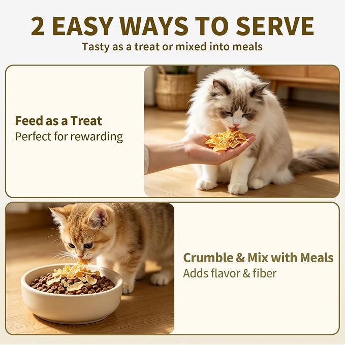 Chicken & Shrimp Soft Cat Treats,Ultra-Thin Slices, Easy-Chew Snacks for Picky Cats, Kittens & Seniors (Chicken & Astaxanthin)
