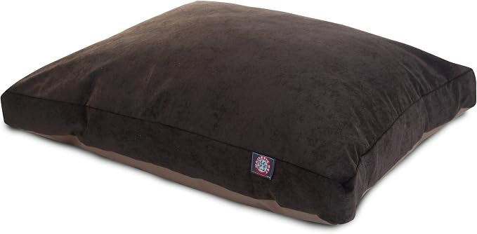 Majestic Pet Villa Rectangle Dog Bed Washable – Non Slip Comfy Pet Bed – Crate Bed with Removable Washable Cover – Kennel Bed for Sleeping, Polyester Fiber, X-Large, Storm