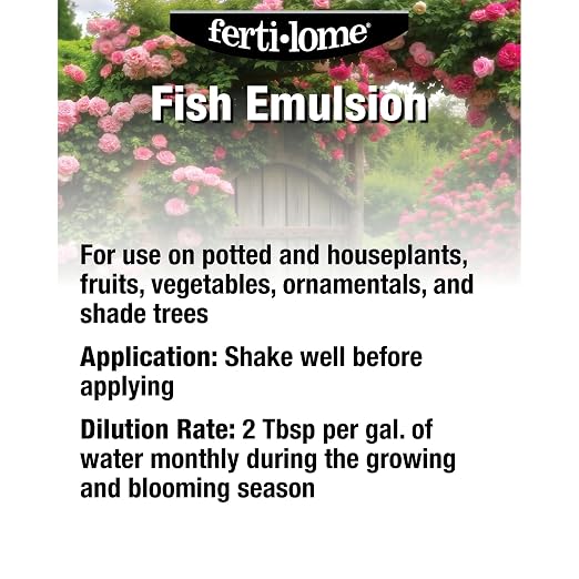 Fertilome (10611) Fish Emulsion Fertilizer 5-1-1 (16 oz)