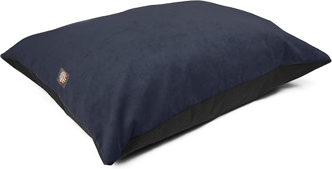 Majestic Pet Large Dog Bed - Rectangle, Washable, Non-Slip, Comfortable - 46 x 35 Inch - Villa Navy