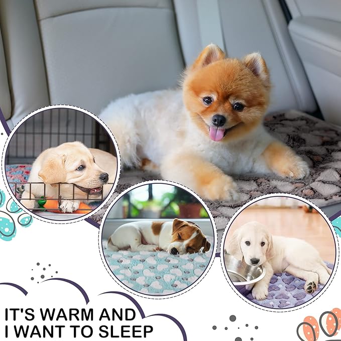 Tudomro 8 Pcs Absorbent Guinea Pig Blankets Washable Small Animal Fleece Bedding Cage Liners Reusable Pet Sleep Mat Pad Cover for Ferret Chinchilla Furniture Protection(Heart,16 x 24 Inch)