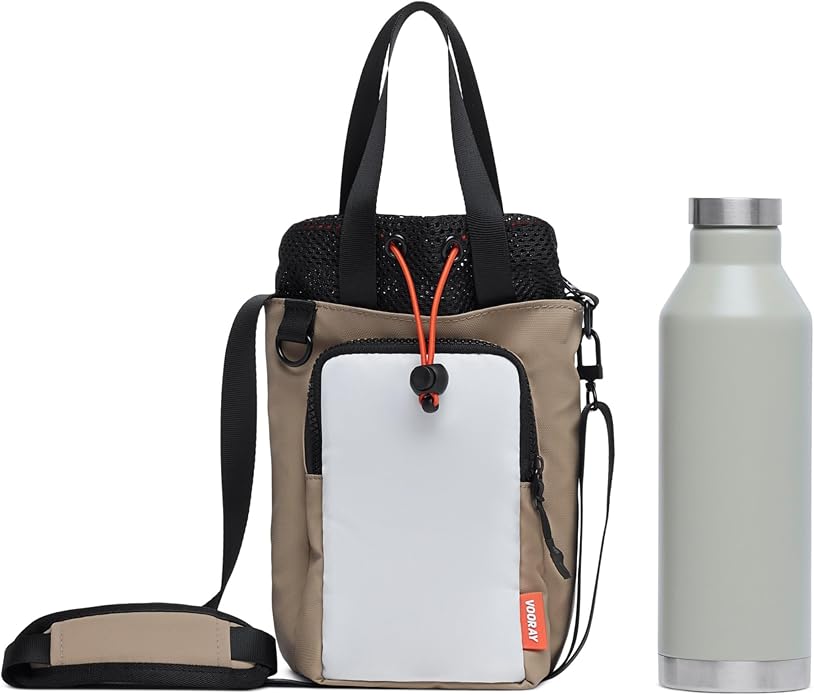 VOORAY Hydration Sling 4L Water Bottle Holder with Strap, Phone Pocket, Detachable Strap & Tote Handles