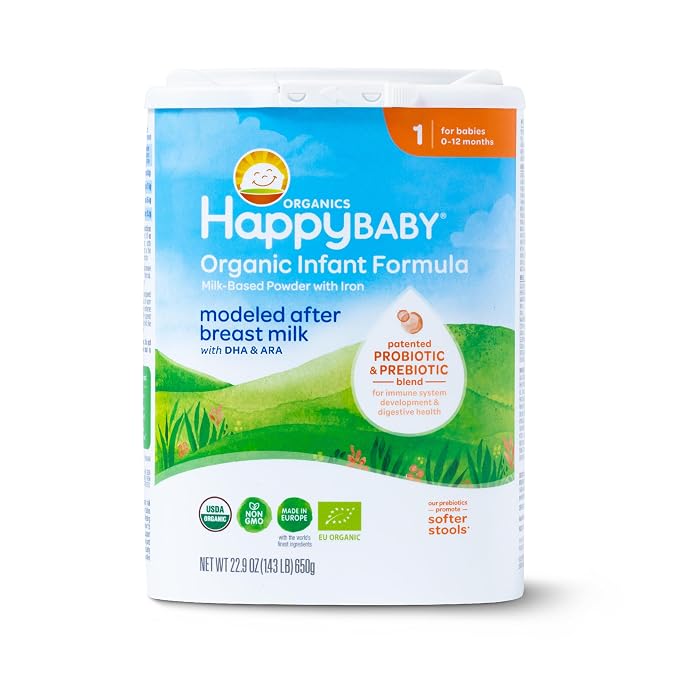 Happy Baby Organic Stage 1 Baby Formula, 22.9 OZ