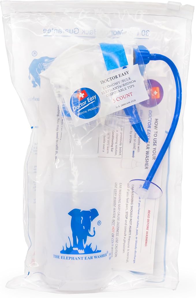 Elephant Ear Washer - Economy- Bottle System by Doctor Easy