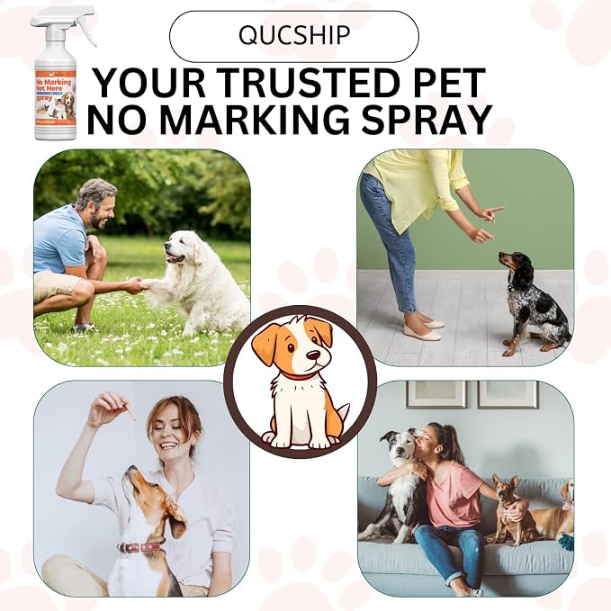 16.0oz Stop Dog Urinating in House with No More Peeing in House - No Pee Spray for Dogs Inside - Indoor Dog No Marking Spray - Best Don't Pee Here Dogs Right