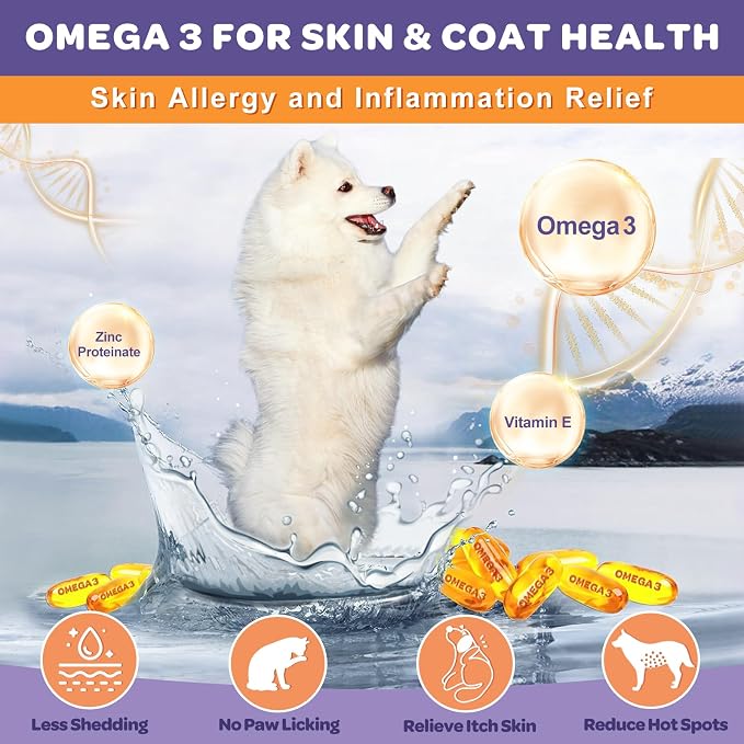 Probiotics for Dogs Freeze Dried 180 Counts and Probiotics Powder for Dogs