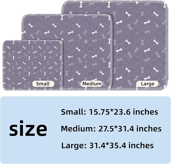 Puppy Pads with Pheromones,Washable Puppy Pee Pads for Dogs,Reusable Puppy Pads Washable for Dogs & Cats, Washable,Durable Leak-Proof & Anti-Slip Pet Training Pads for Home & Trave(Brown Puppy, S)