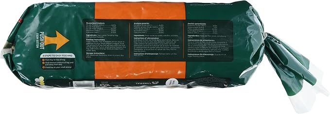 715363 6-Pack Timothy Hay Plus Carrot Food For Pets, 24-Ounce