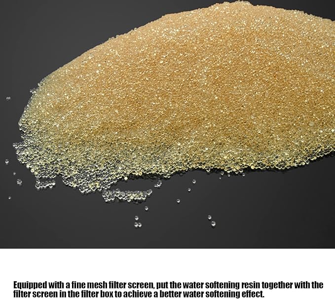 HEEPDD Aquarium Water Softener Resin, 500ML Ion Exchange Filter Media, GH Reducer Pillow for Fish Tank