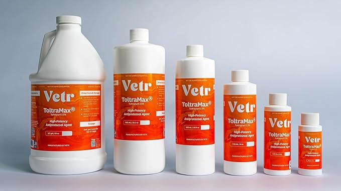 Toltrazuril 2.5% for Horses, Dogs, Cats, 240mL/8 Ounce, for Non-Food Chain Animals, Chicken