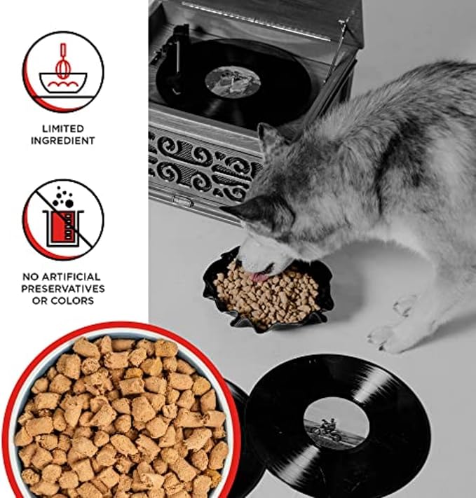 BIXBI Liberty Freeze-Dried Dog Food Topper & Treats, Beef – 98% Meat & Organs, No Refrigeration – USA Made, 4.5 oz