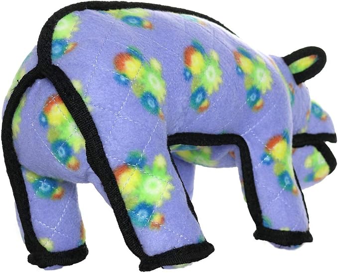 TUFFY® - 2 Pack Original : Hippo Dog Toy : Ultra Durable Plush Dog Toy with Multiple Layers & Reinforced Seams, Washable and Floats, Original Construction