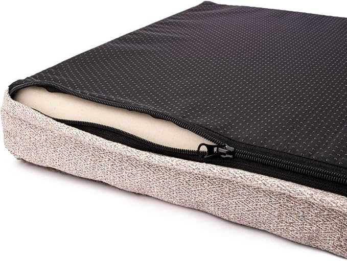 Winchester Pet Orthopedic Dog Bed with Removable Washabe Cover and Non-Slip Bottom, Medium