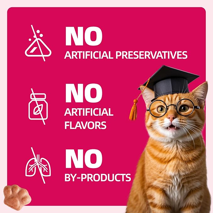 Wellix 29.45 oz Urinary Tract Health Cat Treats for Indoor Cats - Cranberry&D-Mannose for UT,Kidney,Bladder Support - Chicken Formula Crunchy Kitten Training Snacks Chews