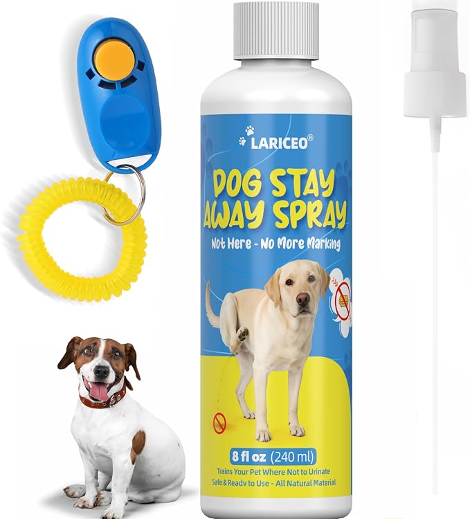 8 Oz Dog Not Here Pee for Your Pet Training - Keep Your Dog from Peeing Indoors and Outdoors - Gentle and Effective Pet Behavior Aid - Dog No Wrong Pee
