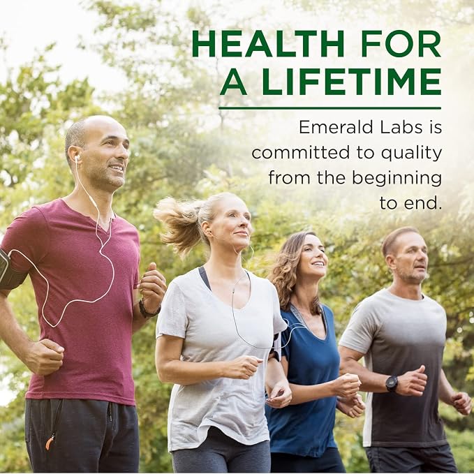 Emerald Labs Glucosamine & Chondroitin with MSM - Bone Health & Joint Health Supplement - Gluten-Free - 120 Capsules (30-Day Supply)