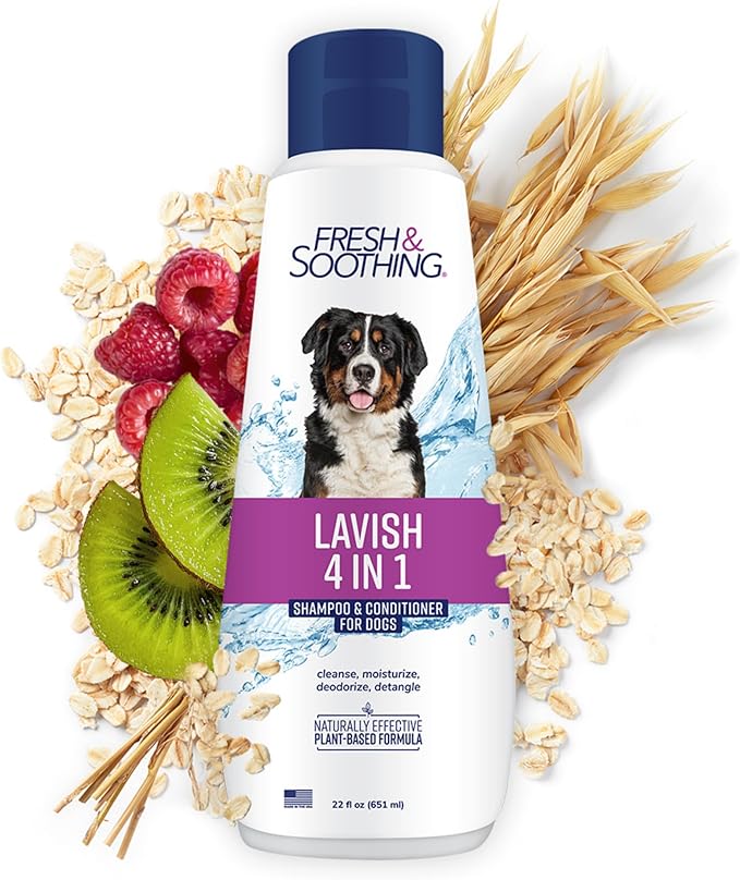 Naturel Promise Fresh & Soothing Lavish 4-in-1 Shampoo + Conditioner for Pets, 22oz