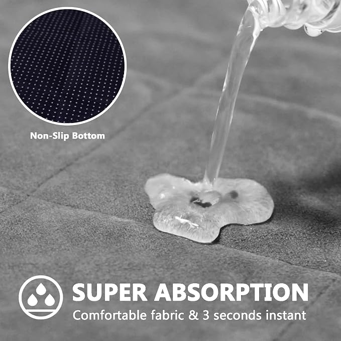 Guinea Pig Bedding, 49x24IN 2Pack Fleece Cage Liner for Midwest Cage, Super Absorbent & Odor Control & Waterproof & Reusable Washable Guinea Pig Liner, Pee Pad Mat for Small Animal, Rabbit, Bunny