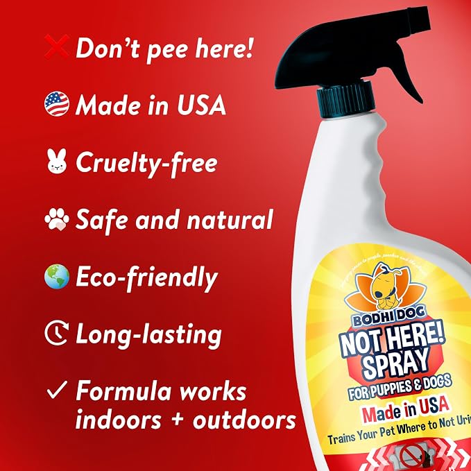 Bodhi Dog Not Here Spray 32oz + Bitter 2 in 1 No Chew 4oz Bundle