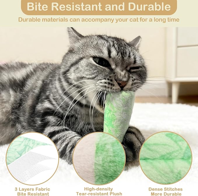 Tocirelo Catnip Toys and Silvervine Sticks for Cats