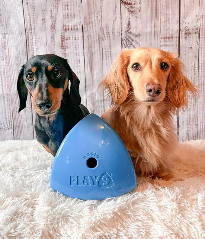 Roolo Dog Treat Dispenser Toy – Dog Toys Interactive Enrichment Puzzle Feeder for All Dog Sizes and Breeds – Durable Slow Feeder for Mental Stimulation & Boredom Relief Gifts for Dogs