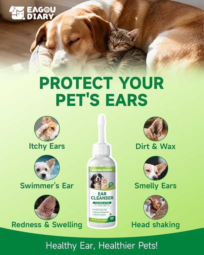 Dog Ear Cleaner Solution - Turkey Tail Mushroom for Dogs