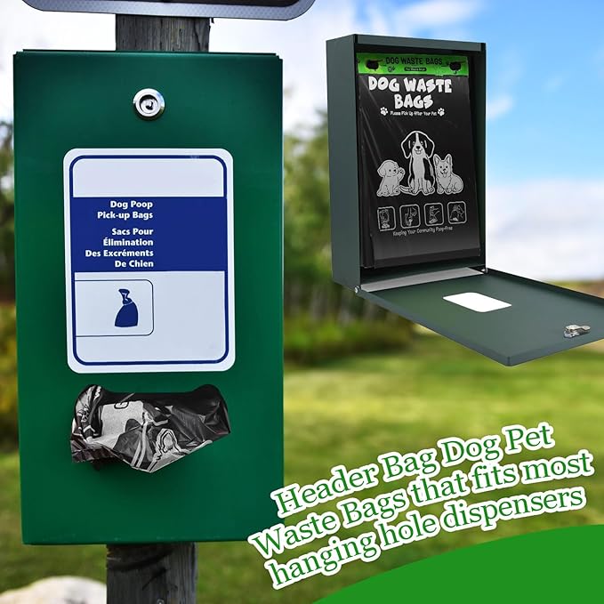 Ireer 20 Count 2000 Pcs Dog Bags Bulk, Cute Pet Waste Bags Bulk Poop Leakproof Easy Single Pull for Dog Waste Station Fit Hang Hole Dispenser Pet Home Outdoor