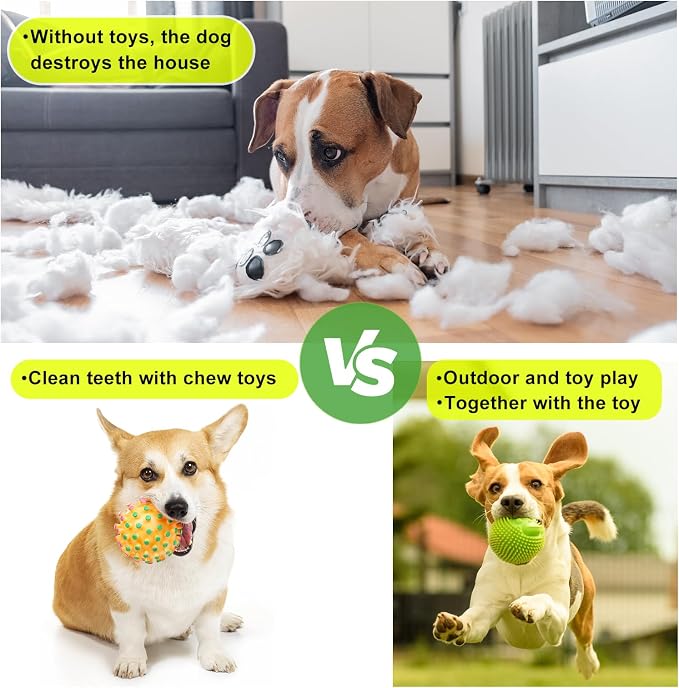 Dog Toy Set, 24 Pack Puppy Teething and Rope Chew Toys with Storage Box, for Small and Medium Dogs