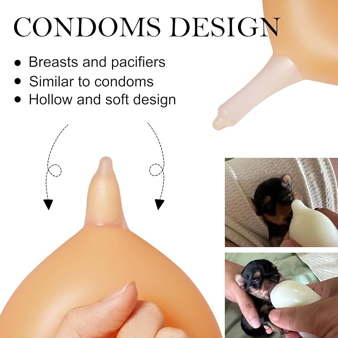 Doggiema Doggiema Puppy Milk Feeder Nipple Puppy Bottle Puppy's feeders Bubble Milk Bowl