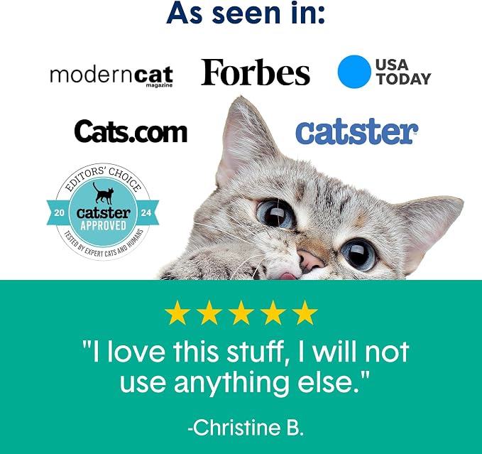Boxiecat Gently Scented Premium Clumping Clay Cat Litter-16-Pounds