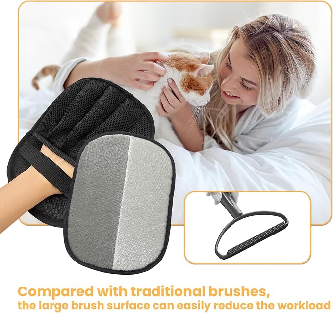 SmartTail Lick Mat for Dogs and Pet Hair Removal Glove