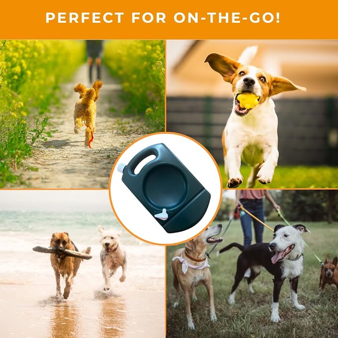 Dog & Field AQUABOWL Original 2L – Cat and Dog Water Bowl for Walking, Training or Days Out, Lightweight & Portable Dog Water Bottle, All in One Travel Water Bowl
